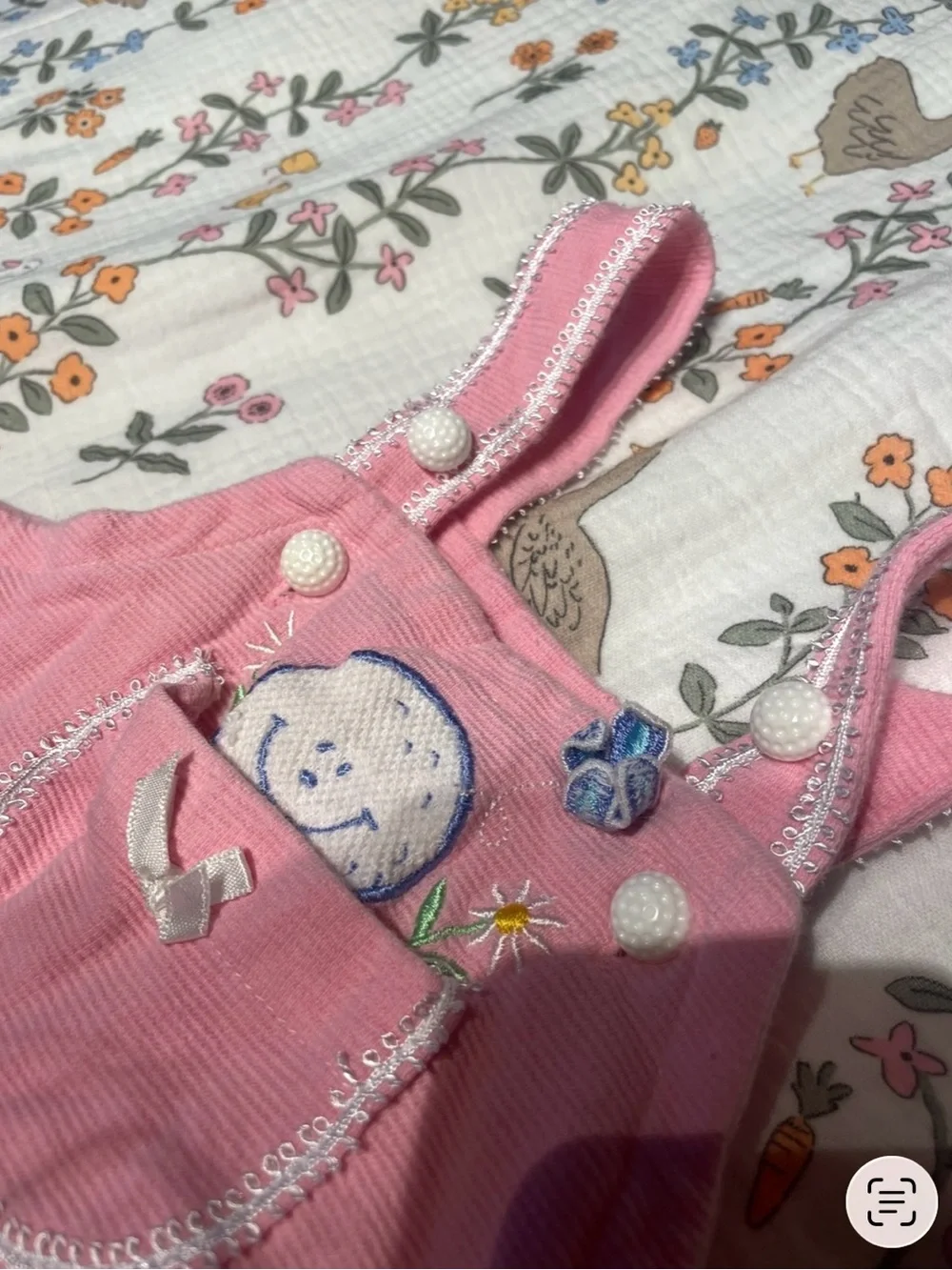 Genuine Vintage Baby Golf Pink Dress 6/9 Months